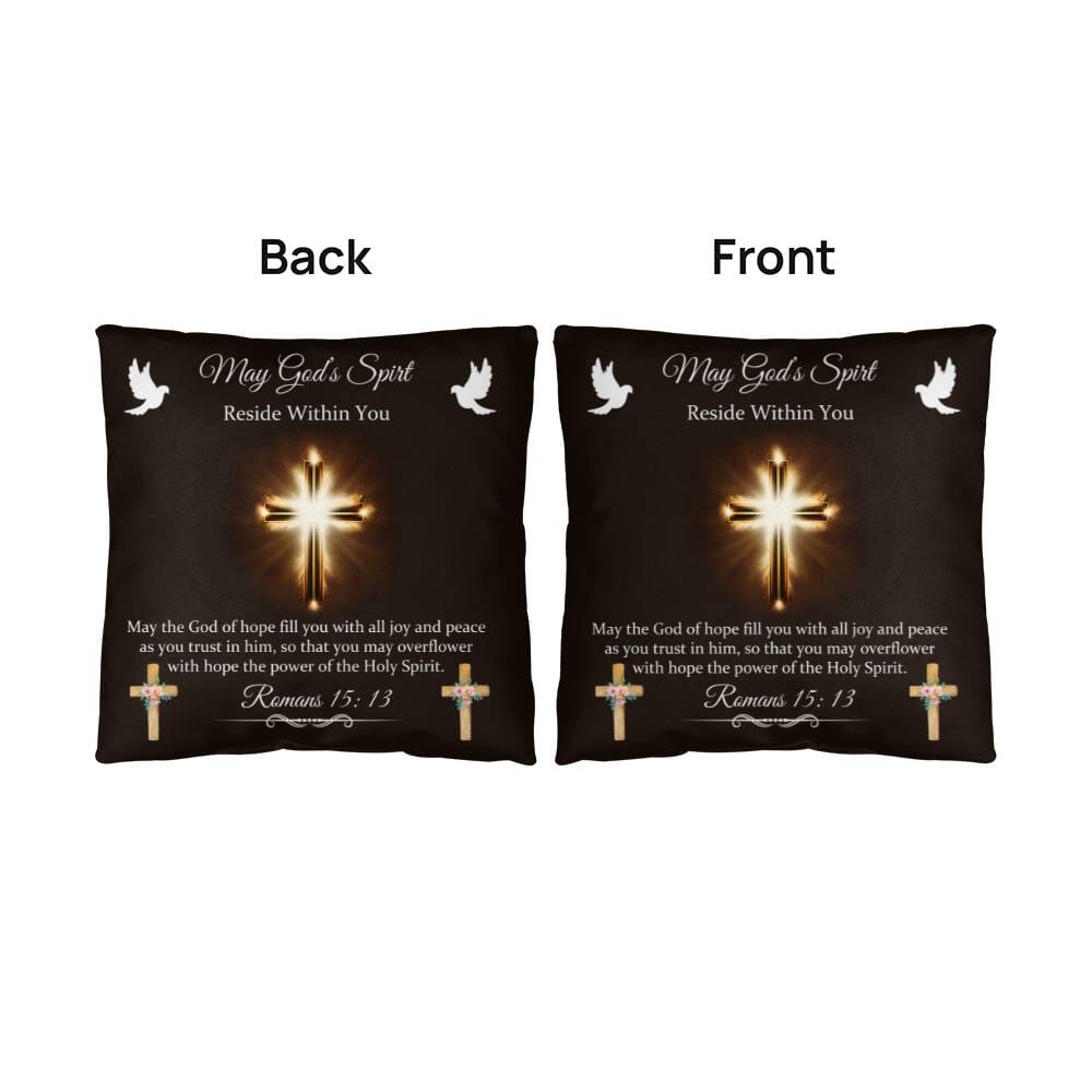 Faith - May The God Of Hope Fill You - Romans 15:13 - Classic Throw Pillows - The Shoppers Outlet