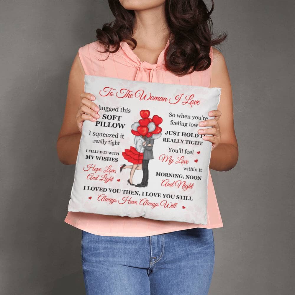 Gift For Soulmate - To The Woman I Love - Classic Throw Pillows - The Shoppers Outlet