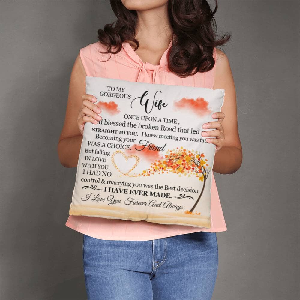 Gift For Wife - Once Upon A Time - Classic Throw Pillows - The Shoppers Outlet