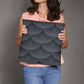 Gray Geometric Architectural Design - Classic Throw Pillows - The Shoppers Outlet