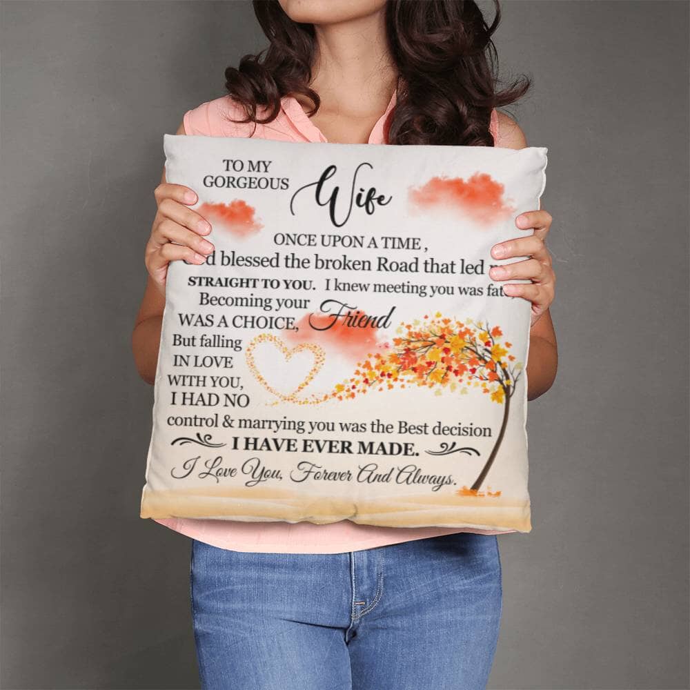Gift For Wife - Once Upon A Time - Classic Throw Pillows - The Shoppers Outlet