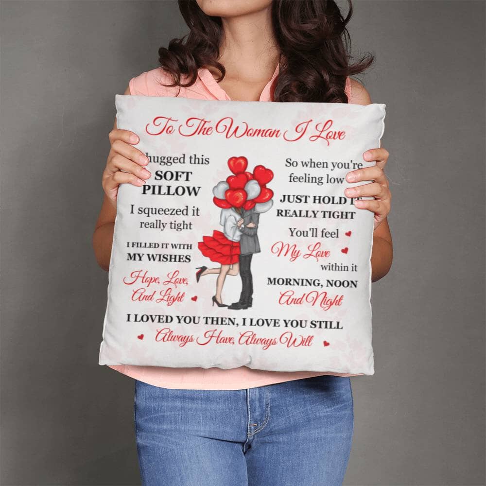 Gift For Soulmate - To The Woman I Love - Classic Throw Pillows - The Shoppers Outlet