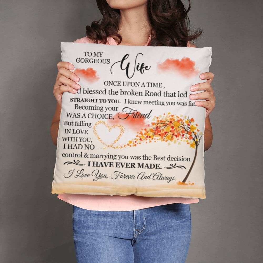 Gift For Wife - Once Upon A Time - Classic Throw Pillows - The Shoppers Outlet
