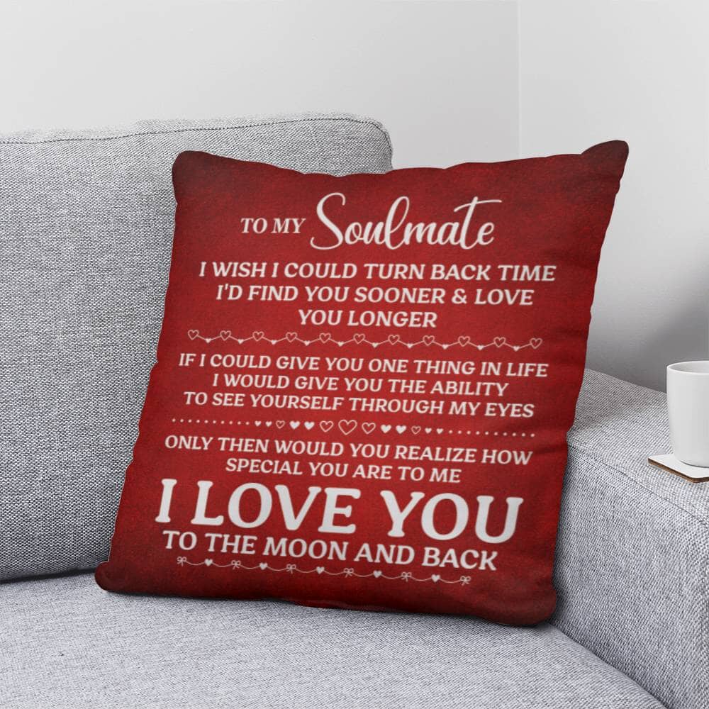 Gift For Soulmate - I Wish I Could Turn Back Time - Classic Throw Pillows - The Shoppers Outlet