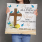 Faith - I Can Do All Things Through Christ - Philippians 4:13 - Classic Throw Pillows - The Shoppers Outlet