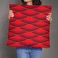 Red Dragon Scales Design - Classic Throw Pillows - The Shoppers Outlet