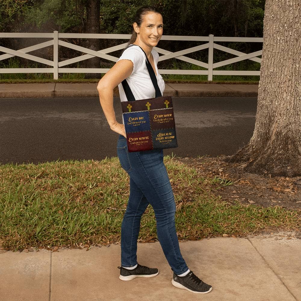 Faith - Our Every  Because Bible Verses - Classic Tote Bags - The Shoppers Outlet