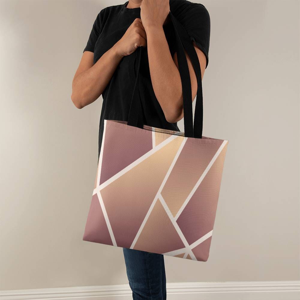 Geometric Pattern - Classic Tote Bags - The Shoppers Outlet