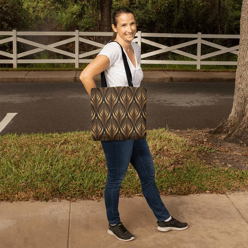 Luxury Gold Pattern - Classic Tote Bags - The Shoppers Outlet