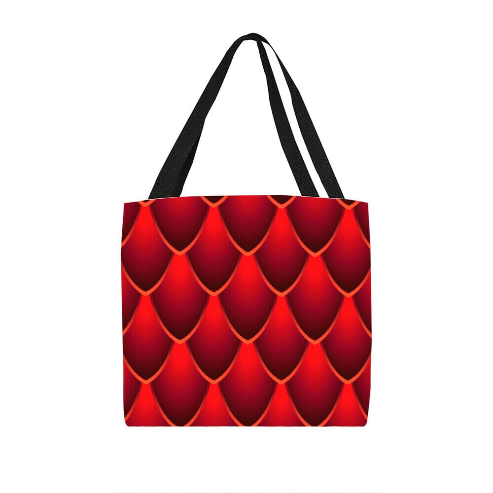 Red Dragon Scales Design - Classic Tote Bags - The Shoppers Outlet