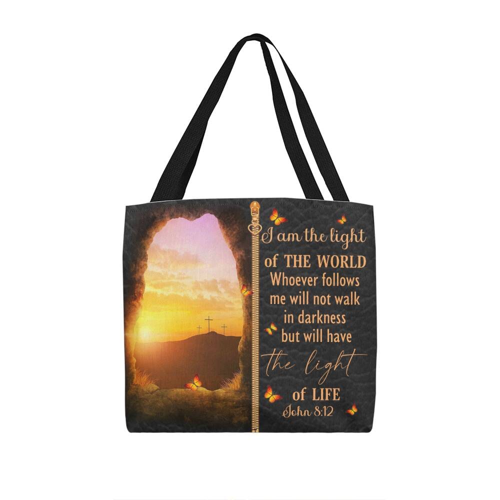 Faith - I Am The Light Of The World - John 8:12 - Classic Tote Bag - The Shoppers Outlet