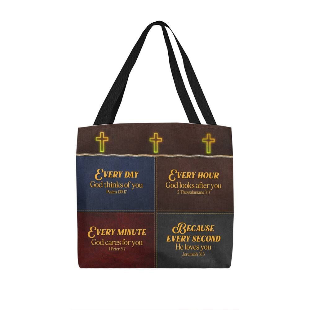 Faith - Our Every  Because Bible Verses - Classic Tote Bags - The Shoppers Outlet