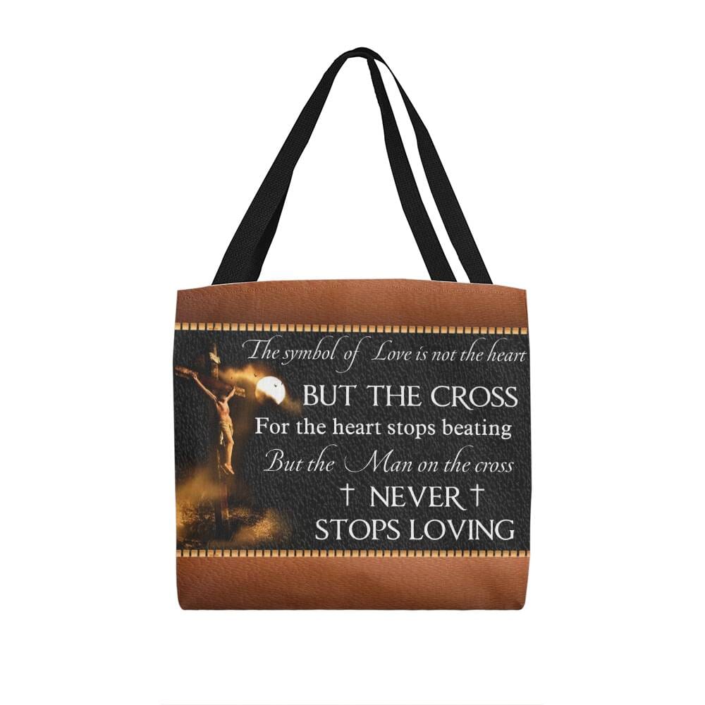 Inspirational - The Symbol Of Love Is Not Th Heart But The Cross - Classic Tote Bag - The Shoppers Outlet