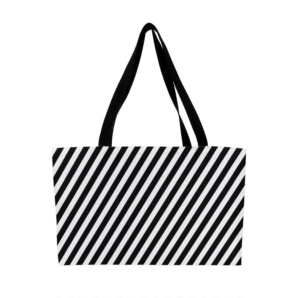 Diagonal Stripes Pattern Design - Weekender Tote Bags - The Shoppers Outlet