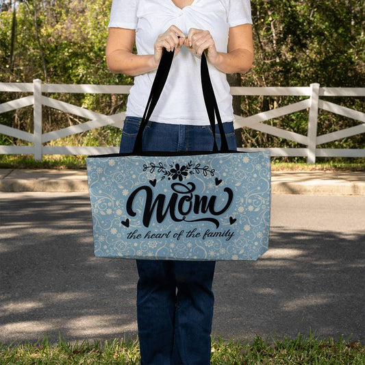 Mom - The Heart Of The Family - Weekender Tote Bags - The Shoppers Outlet