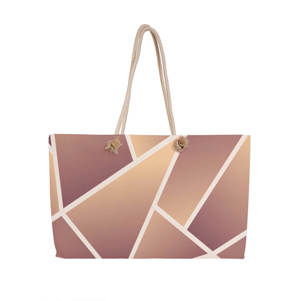 Geometric Pattern - Weekender Tote Bags - The Shoppers Outlet
