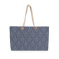 Gray Spearhead White Tip Design - Weekender Tote Bags - The Shoppers Outlet