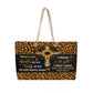 Faith - When I Am Afraid I Put My Trust In You - Psalm 56 :3-4 - Weekender Tote Bags - The Shoppers Outlet