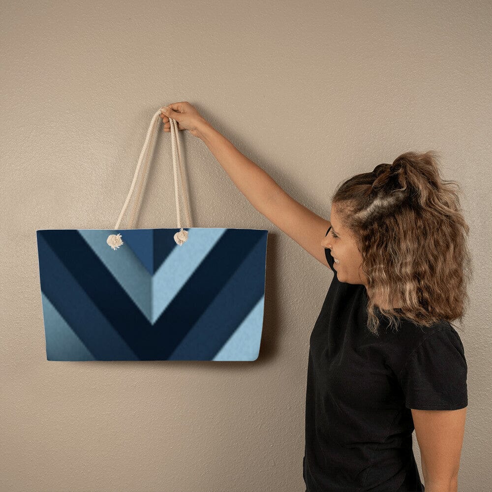 The Illusionist Blue Design - Weekender Tote Bag - The Shoppers Outlet