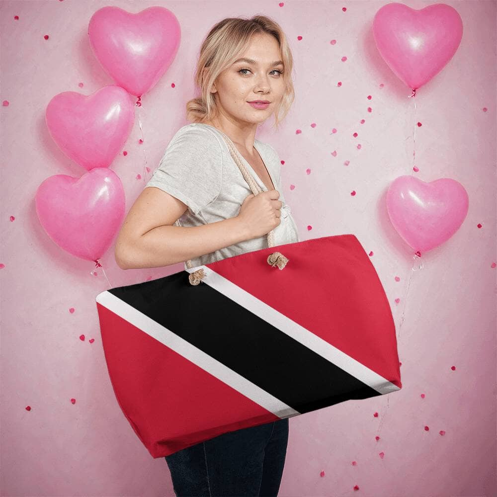 Red Black White Design - Weekender Tote Bag - The Shoppers Outlet