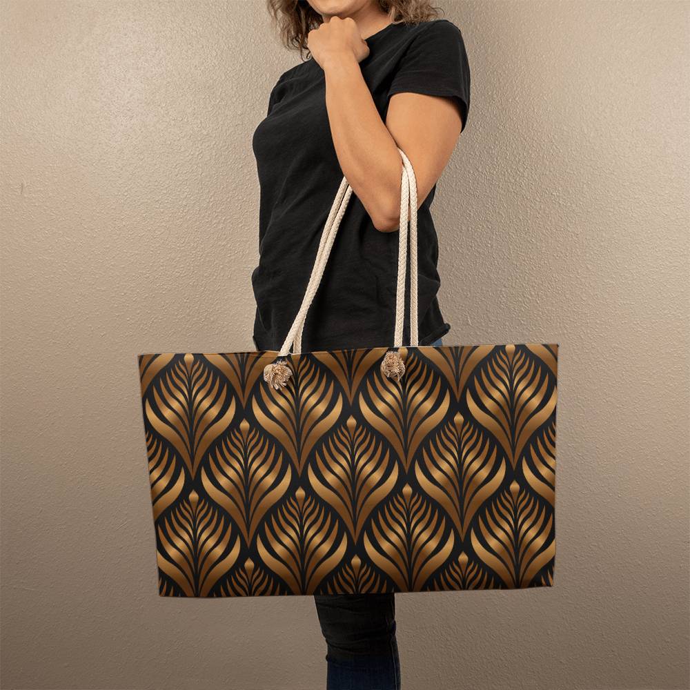 Luxury Gold Pattern - Weekender Tote Bags - The Shoppers Outlet