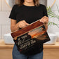 Faith - If You Believe You Can See The Glory Of God - John 11:40 - Large Fabric Zippered Pouch - The Shoppers Outlet