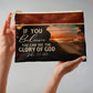 Faith - If You Believe You Can See The Glory Of God - John 11:40 - Large Fabric Zippered Pouch - The Shoppers Outlet