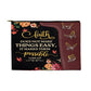 Faith - Faith Does Not Make Things Easy It Makes Them Possible - Luke 1:37 - Large Fabric Zippered Pouch - The Shoppers Outlet