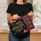 Faith - Faith Does Not Make Things Easy It Makes Them Possible - Luke 1:37 - Large Fabric Zippered Pouch - The Shoppers Outlet