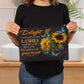 Faith - Delight Yourself In The Lord - Psalm 37:4 - Large Fabric Zippered Pouch - The Shoppers Outlet