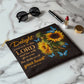 Faith - Delight Yourself In The Lord - Psalm 37:4 - Large Fabric Zippered Pouch - The Shoppers Outlet