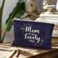 Mum- You Look Lovely Today - Small Fabric Zippered Pouch - The Shoppers Outlet