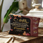 Faith - Faith Does Not Make Things Easy It Makes Them Possible - Luke 1:37 - Small Fabric Zippered Pouch - The Shoppers Outlet