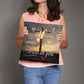 Faith - Let The Morning Bring Me Word Of Your Unfailing Love - Psalms 143:8 - Classic Throw Pillows - The Shoppers Outlet