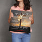 Faith - Let The Morning Bring Me Word Of Your Unfailing Love - Psalms 143:8 - Classic Throw Pillows - The Shoppers Outlet