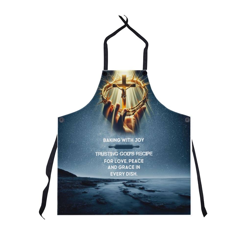 Baking With Joy - Christian Faith Inspiration - Premium Apron - The Shoppers Outlet