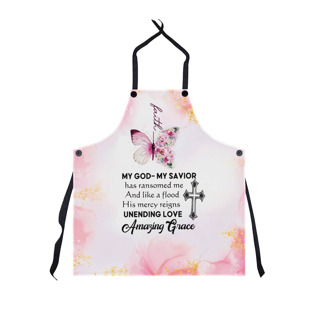 Faith - My God My Savior - Premium Apron - The Shoppers Outlet