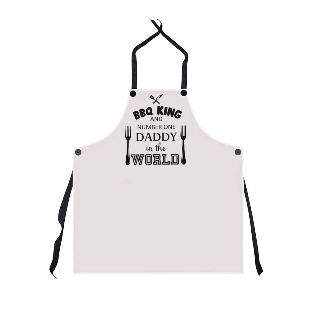 BBQ King And Number One Daddy In The World - Premium Apron - The Shoppers Outlet