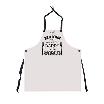 BBQ King And Number One Daddy In The World - Premium Apron - The Shoppers Outlet