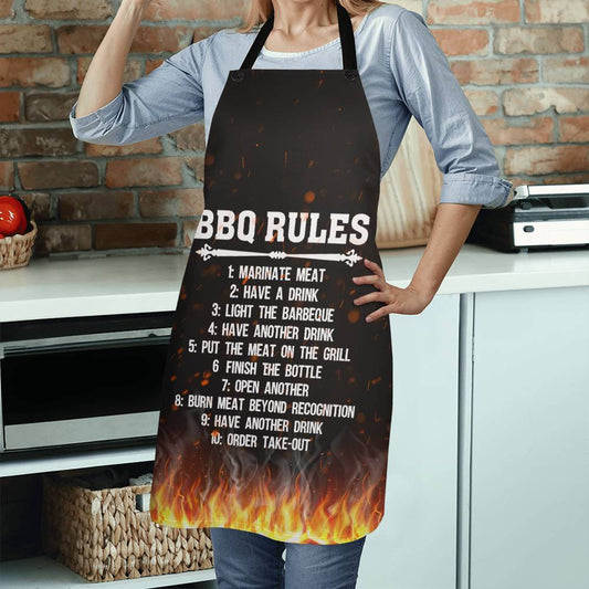 BBQ RULES - Premium Apron