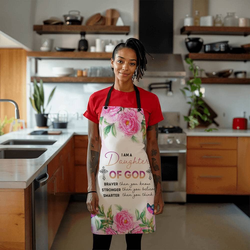 I AM A DAUGHTER OF GOD - PREMIUM APRON - The Shoppers Outlet