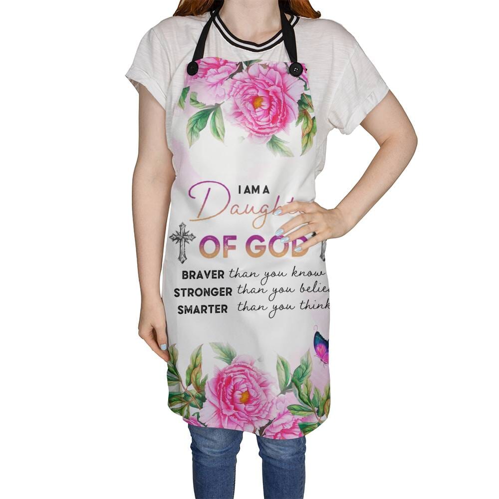I AM A DAUGHTER OF GOD - PREMIUM APRON - The Shoppers Outlet