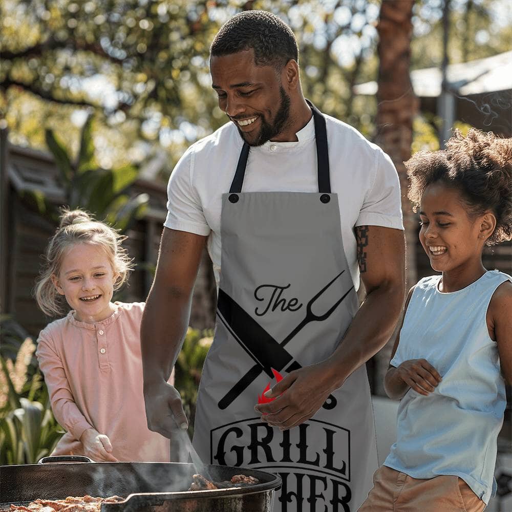 The Grill Father - Premium Apron - The Shoppers Outlet