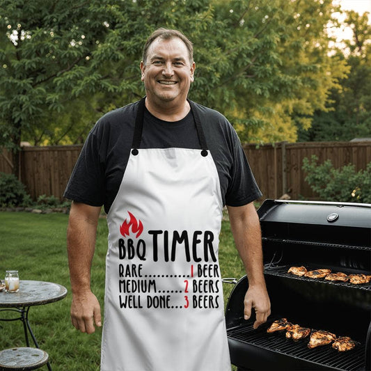 BBQ Timer - Premium Apron - The Shoppers Outlet