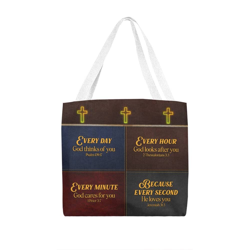 Faith - Our Every  Because Bible Verses - Classic Tote Bags - The Shoppers Outlet