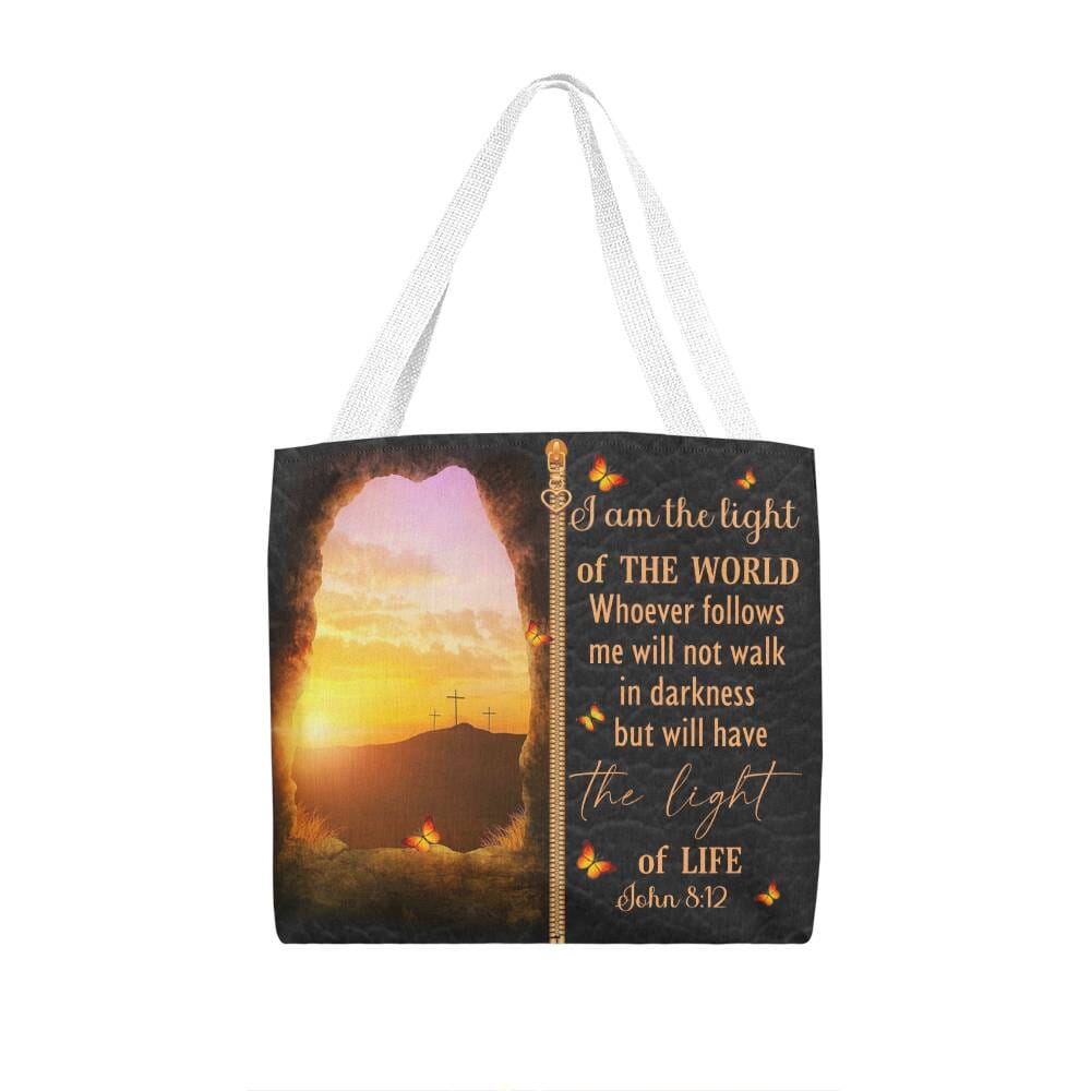 Faith - I Am The Light Of The World - John 8:12 - Classic Tote Bag - The Shoppers Outlet