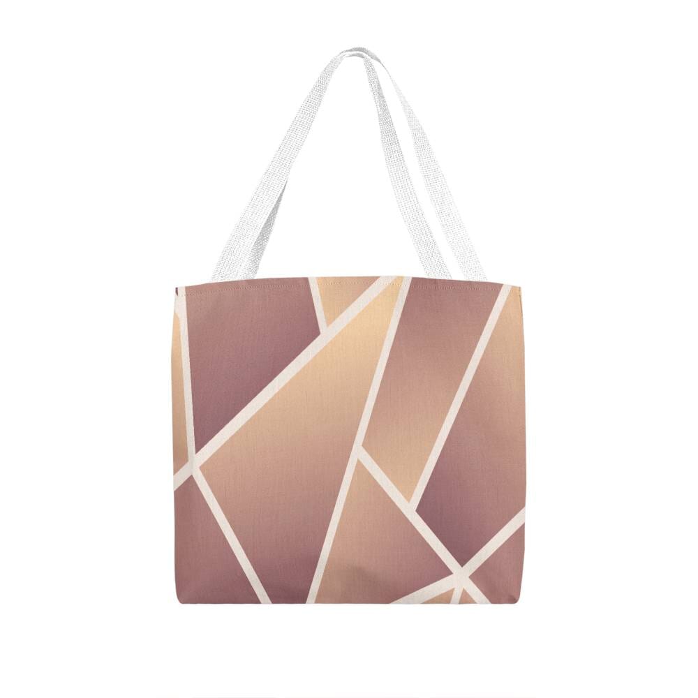 Geometric Pattern - Classic Tote Bags - The Shoppers Outlet