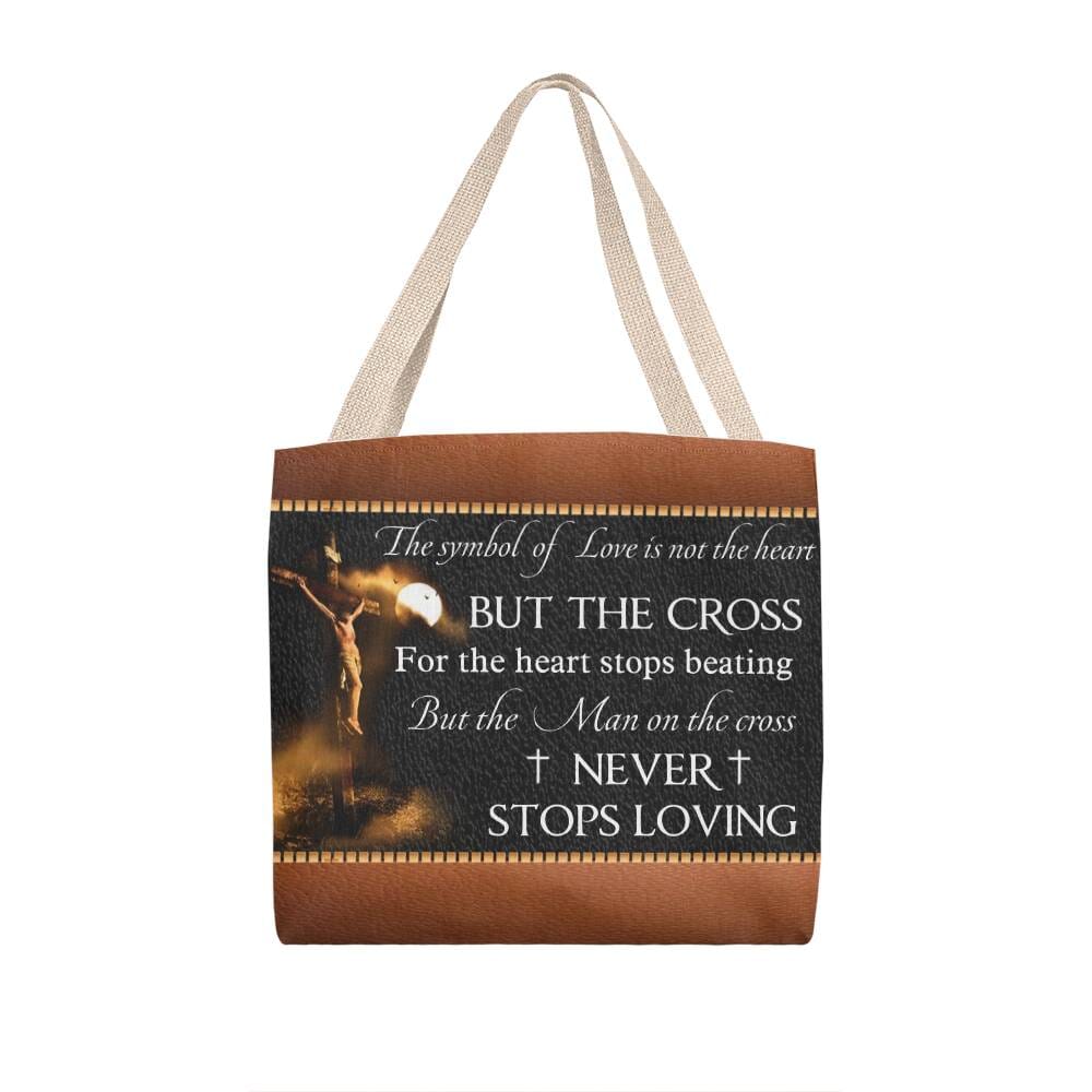 Inspirational - The Symbol Of Love Is Not Th Heart But The Cross - Classic Tote Bag - The Shoppers Outlet