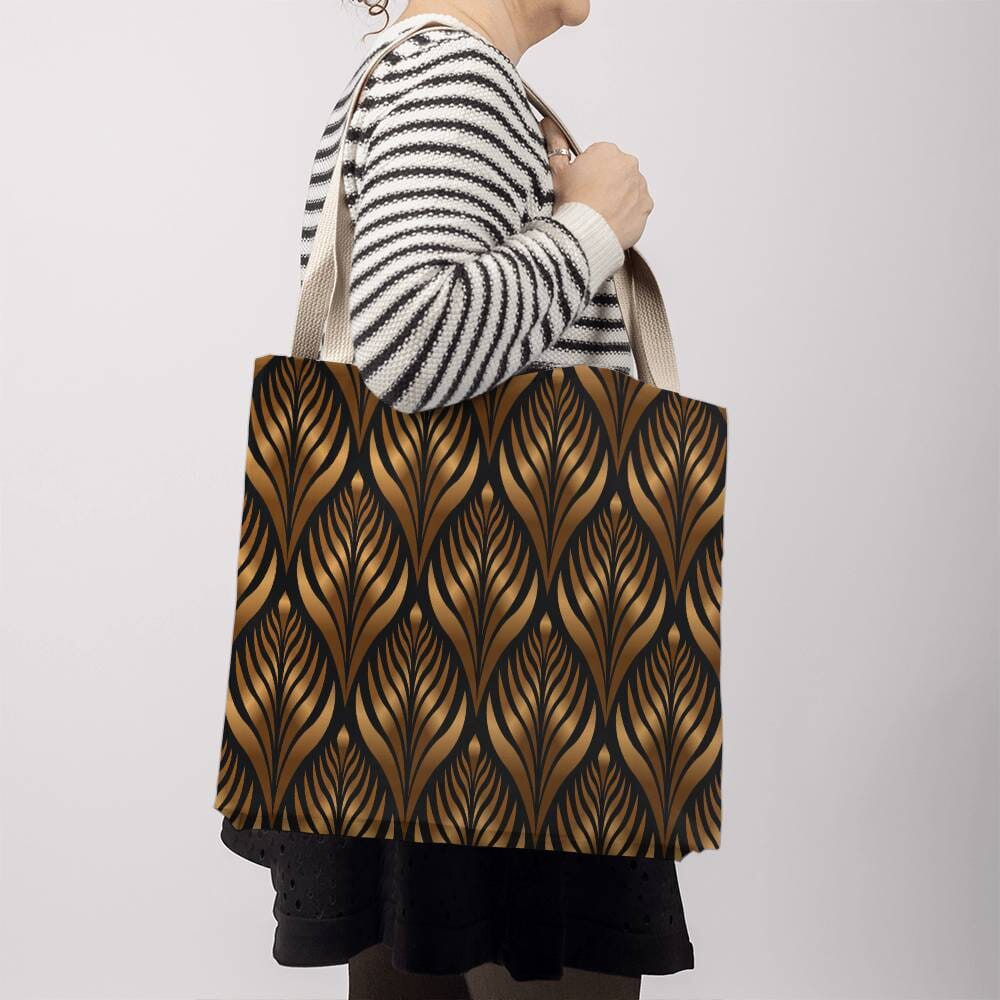 Luxury Gold Pattern - Classic Tote Bags - The Shoppers Outlet