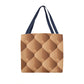 Brown and Beige Geometric Pattern - Classic Tote Bags - The Shoppers Outlet